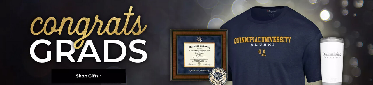 Shop graduate merchandise on the Quinnipiac Bookstore website